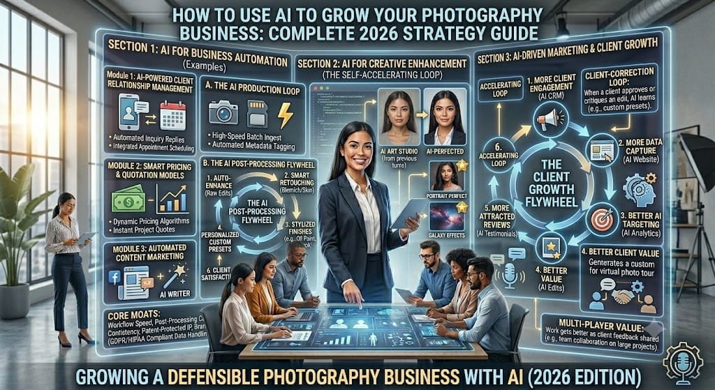 How to Use AI to Grow Photography Business: Complete Guide for 2026