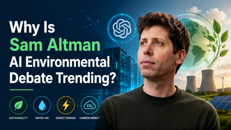 Why Is Sam Altman AI Environmental Debate Trending?