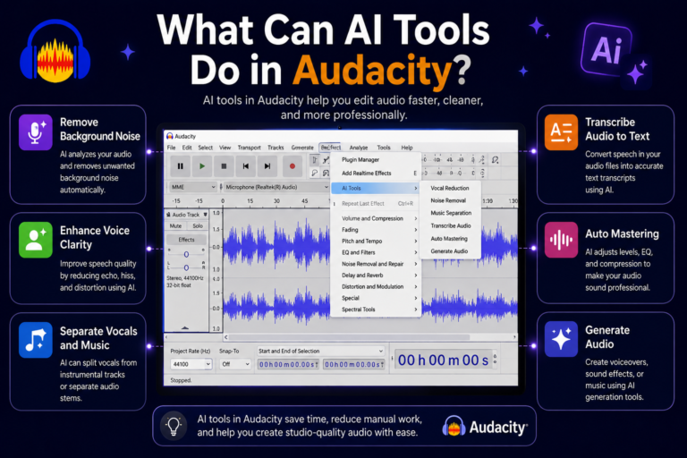 What Can AI Tools Do in Audacity?