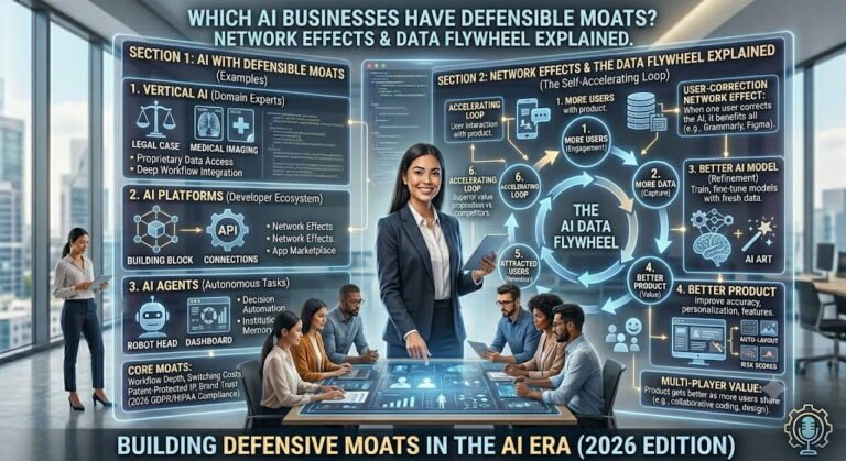 which AI businesses have defensible moats