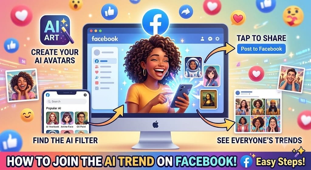 How to Do the AI Trend on Facebook