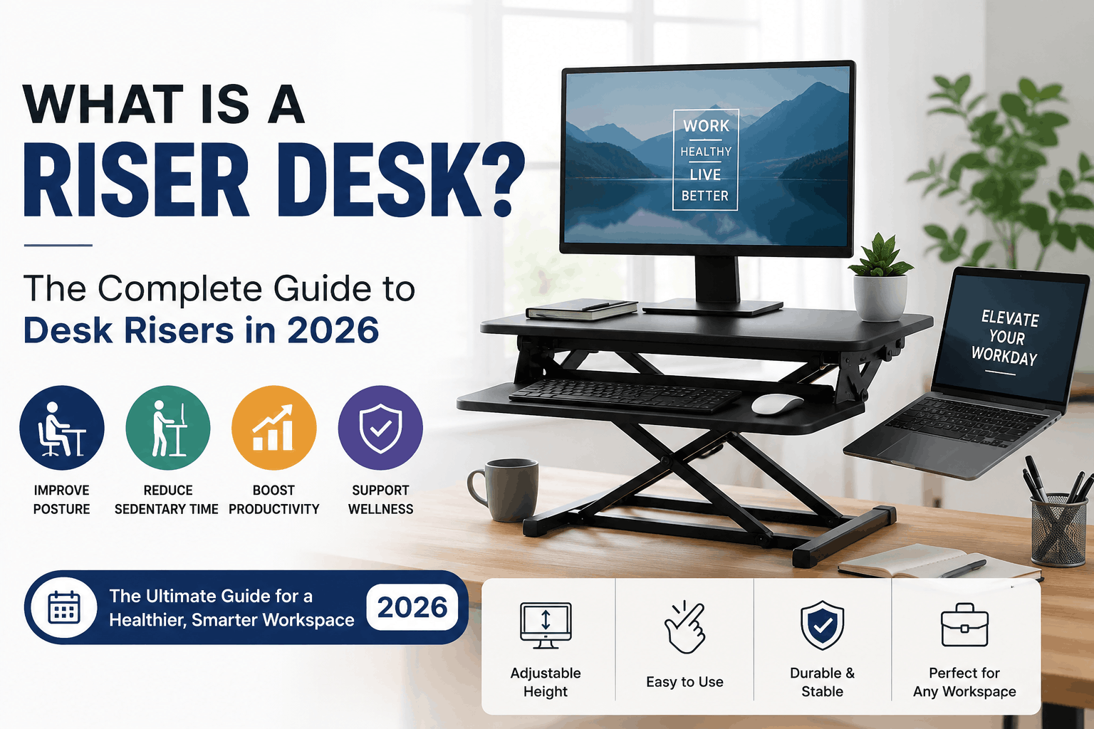 What is a Riser Desk? The Complete Guide to Desk Risers in 2026