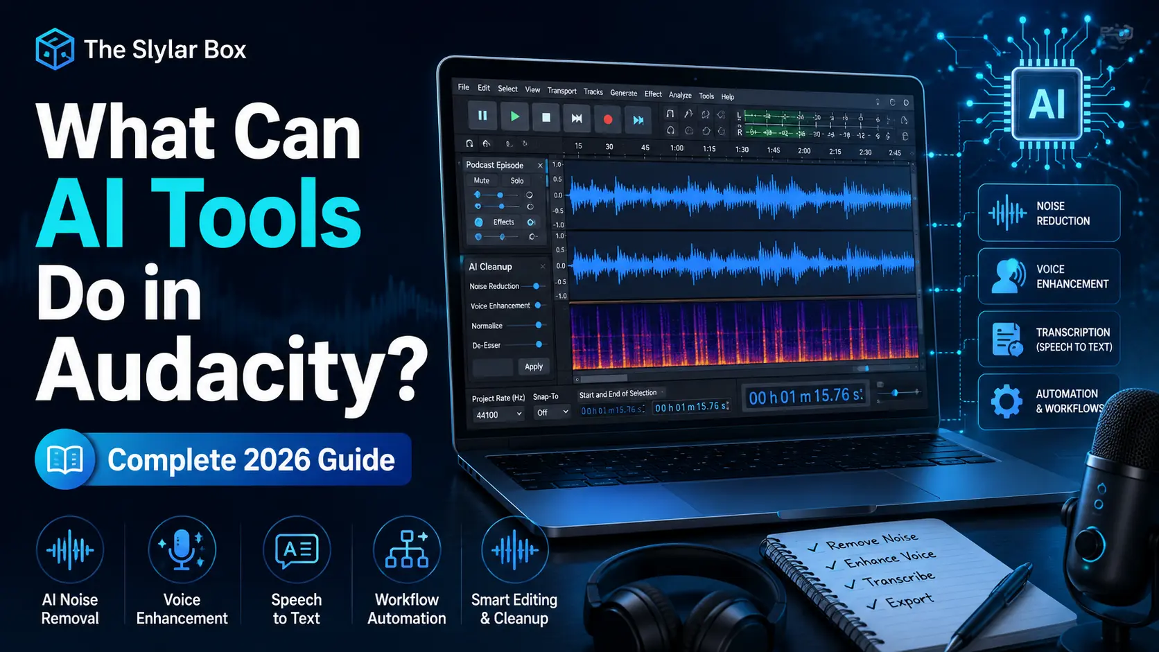 AI tools in Audacity