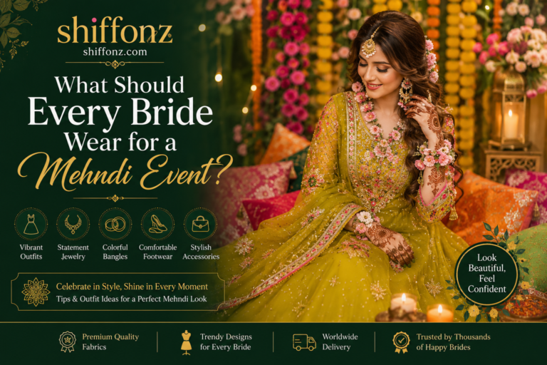 Bridal Dress For Mehndi