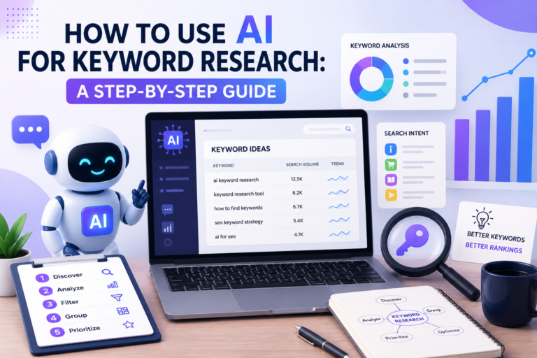 HOW TO USE AI FOR KEYWORD RESEARCH: A STEP-BY-STEP GUIDE